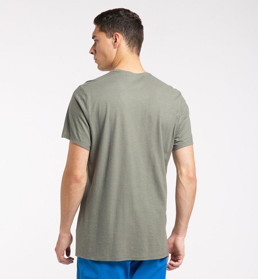 Haglöfs Mens Träd T-Shirt Brown New Zealand 53612WOEZ